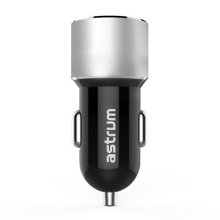 Astrum Dual USB Car Charger - CC340 Silver Astrum Dual USB Car Charger - CC340 Silver